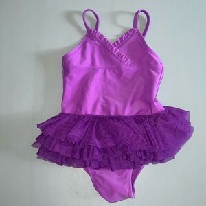 Circo Purple Tutu Ruffled Swimsuit Size 3T